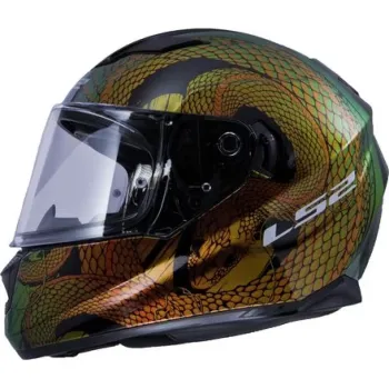 Ls2 Helmet Stream Snake Bite Chameleon