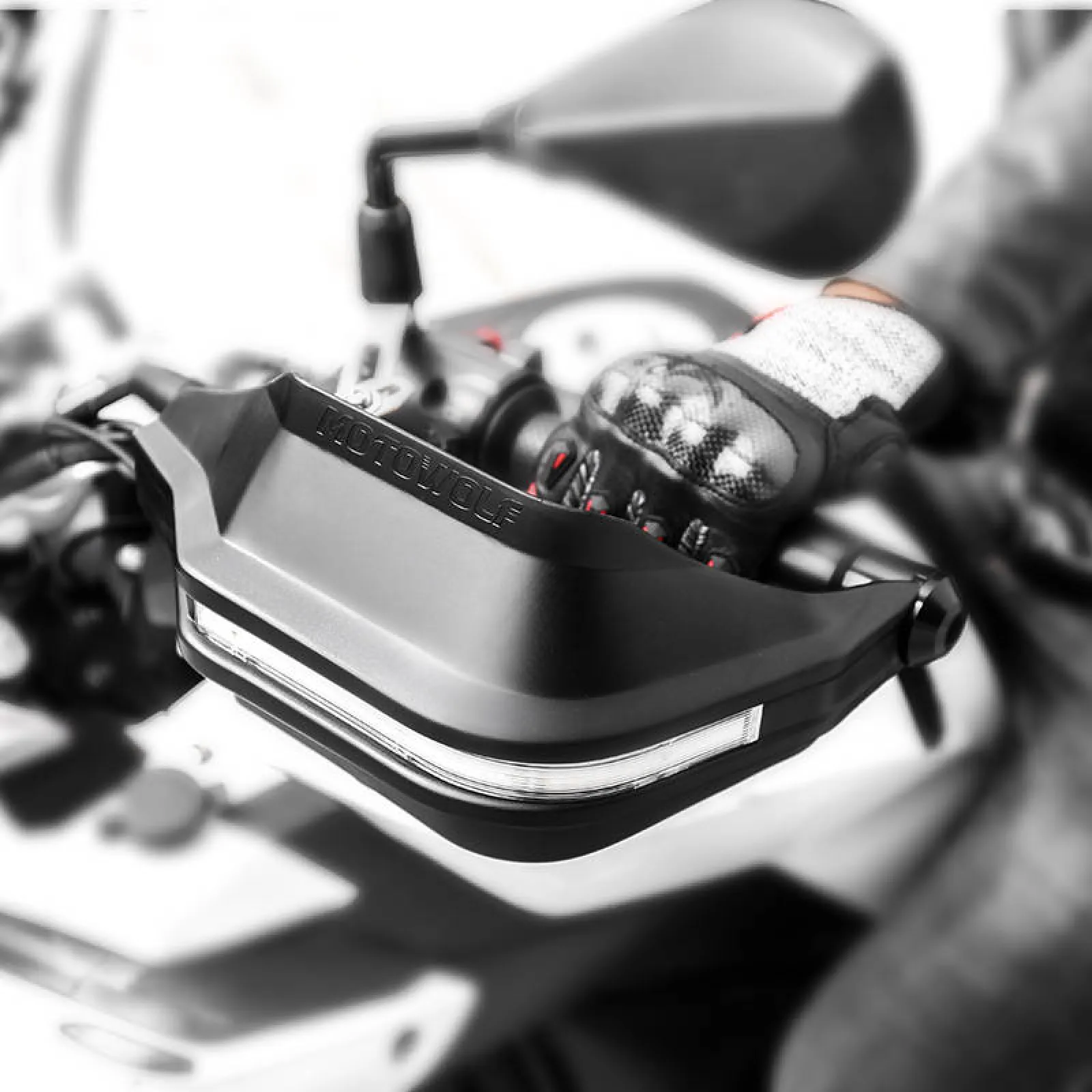 Motorcycle Hand Guards - MOTOWOLF MDL3702