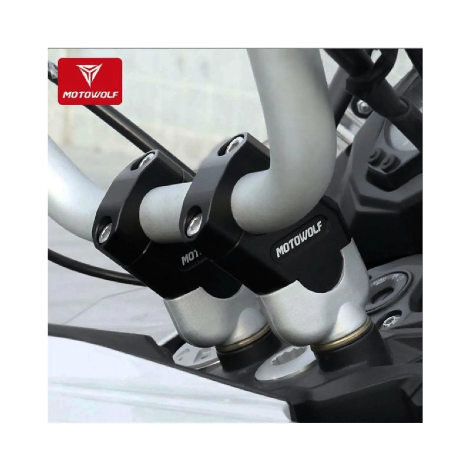 Handle Bar Risers Motowolf