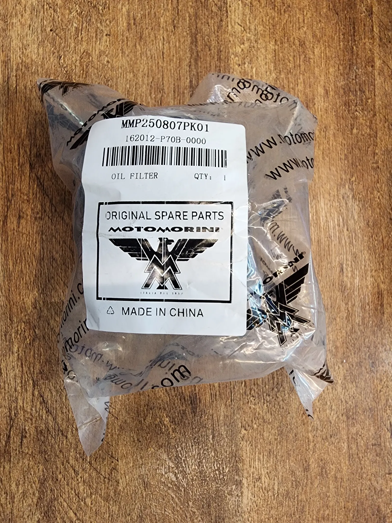 Oil Filter MotoMorini 450 Screw Type